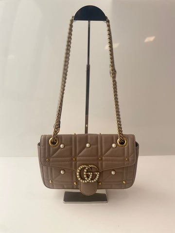 Gucci Marmont Super Mini Pérolas