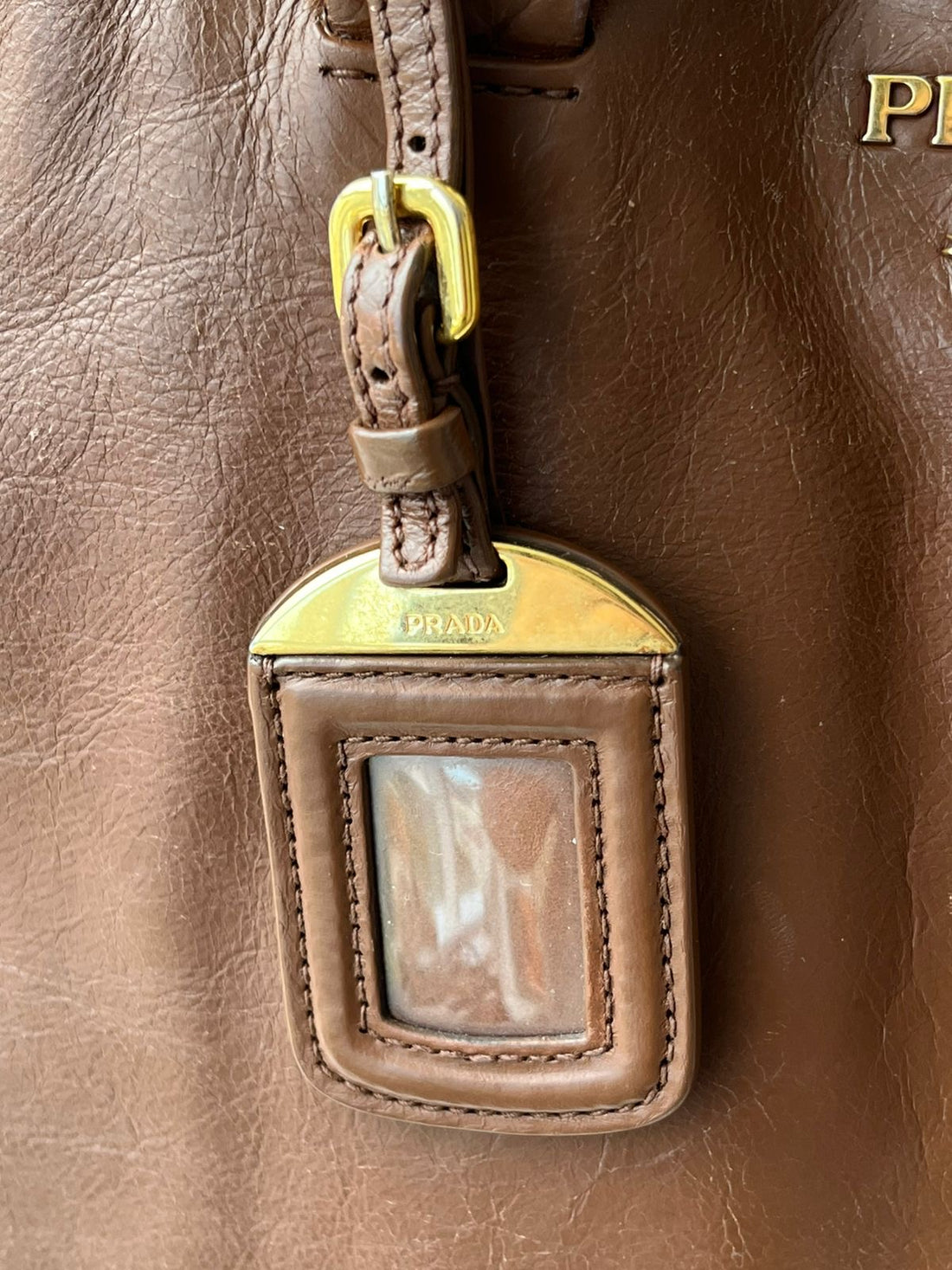 Prada Vitello Shine Tote