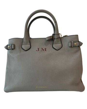 Burberry Banner Tote Cinza