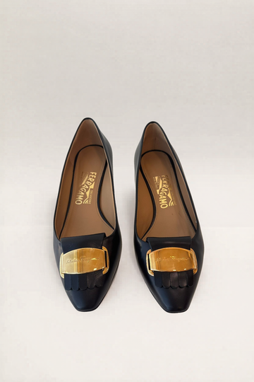Salvatore Ferragamo Leather Fringe TAM 36BR