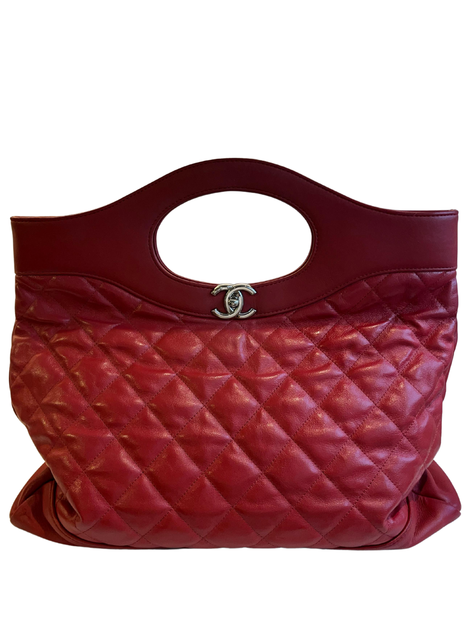 Bolsa Tote Chanel 31 Shopping Quilted Vermelha