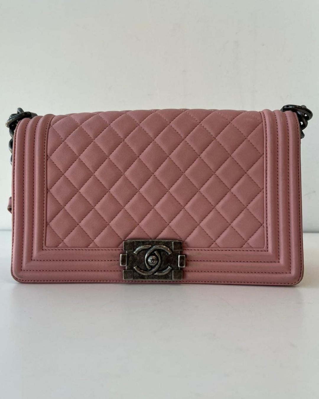 Chanel Boy Médium Rosa