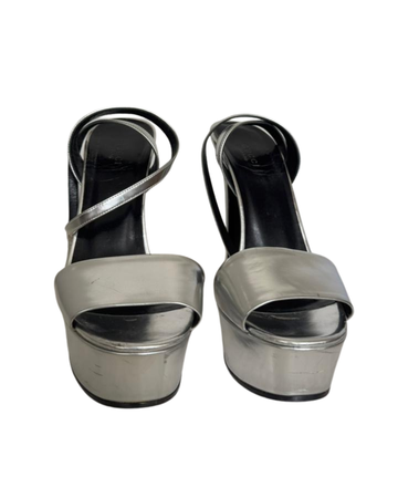 Sandália Gucci Metalizada