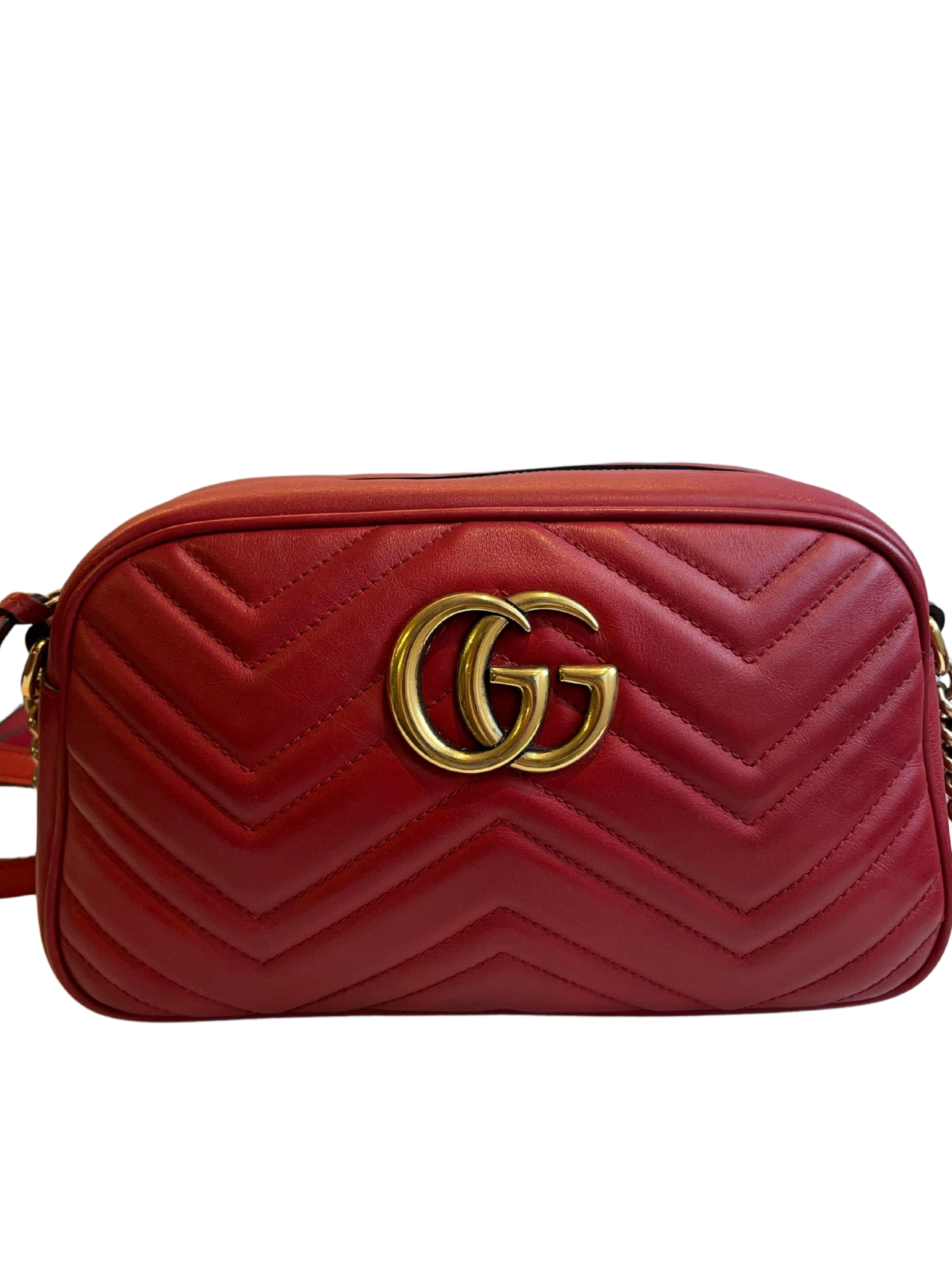 Bolsa Gucci Marmont Vermelha Camera Bag