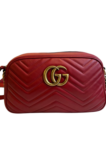 Bolsa Gucci Marmont Vermelha Camera Bag