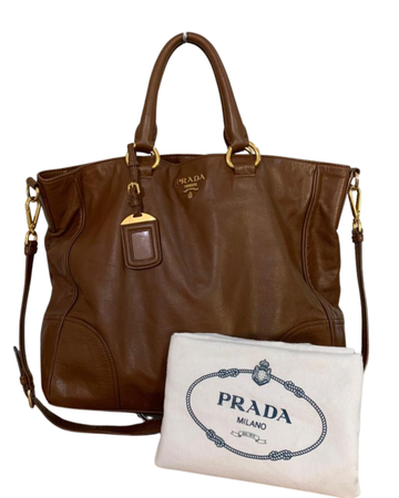 Prada Vitello Shine Tote