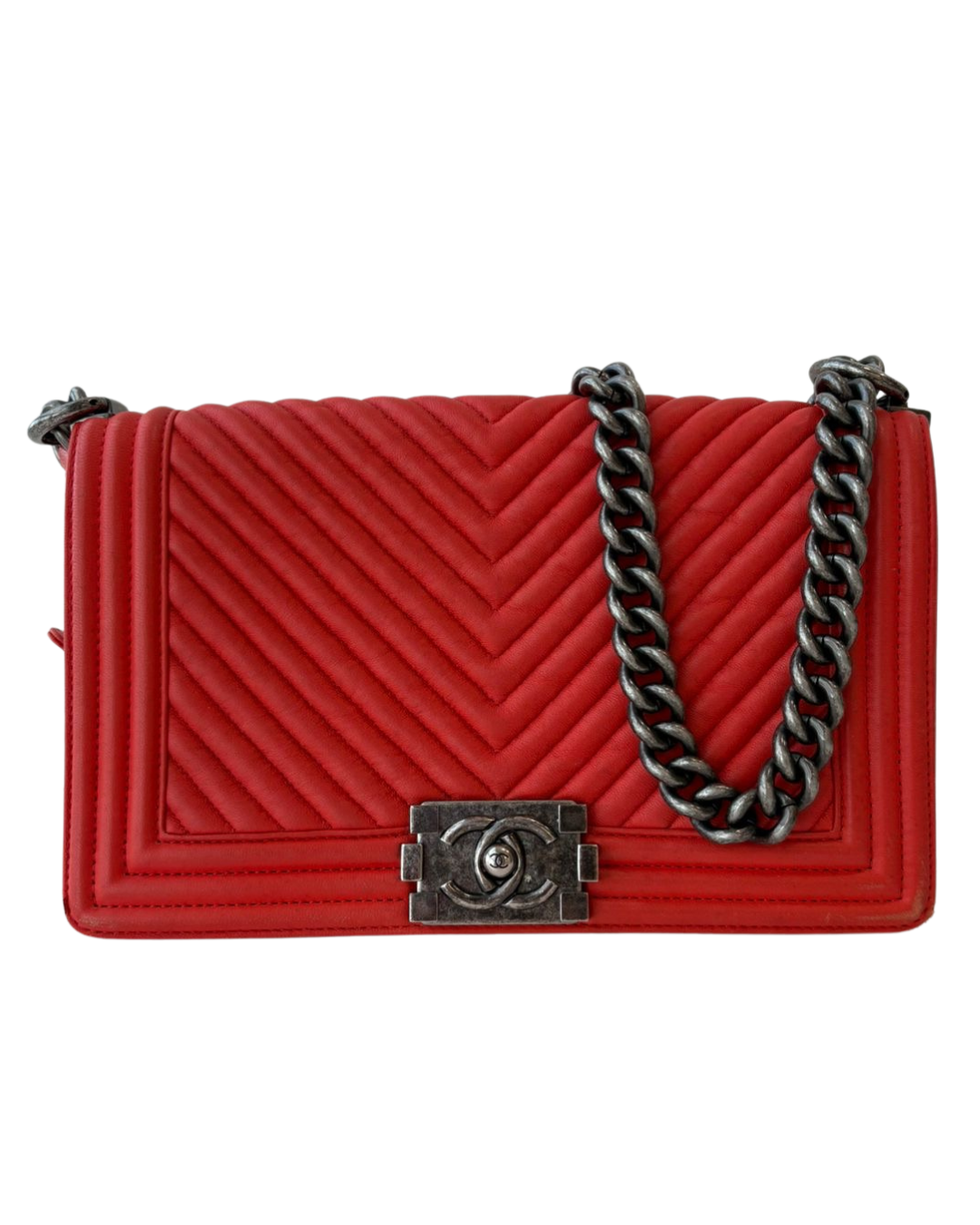 Chanel Boy Médium Laranja