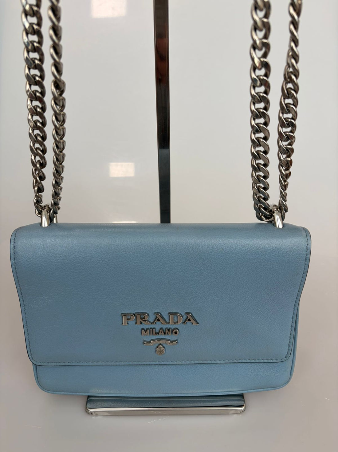 Prada Saffiano Chain Crossbody