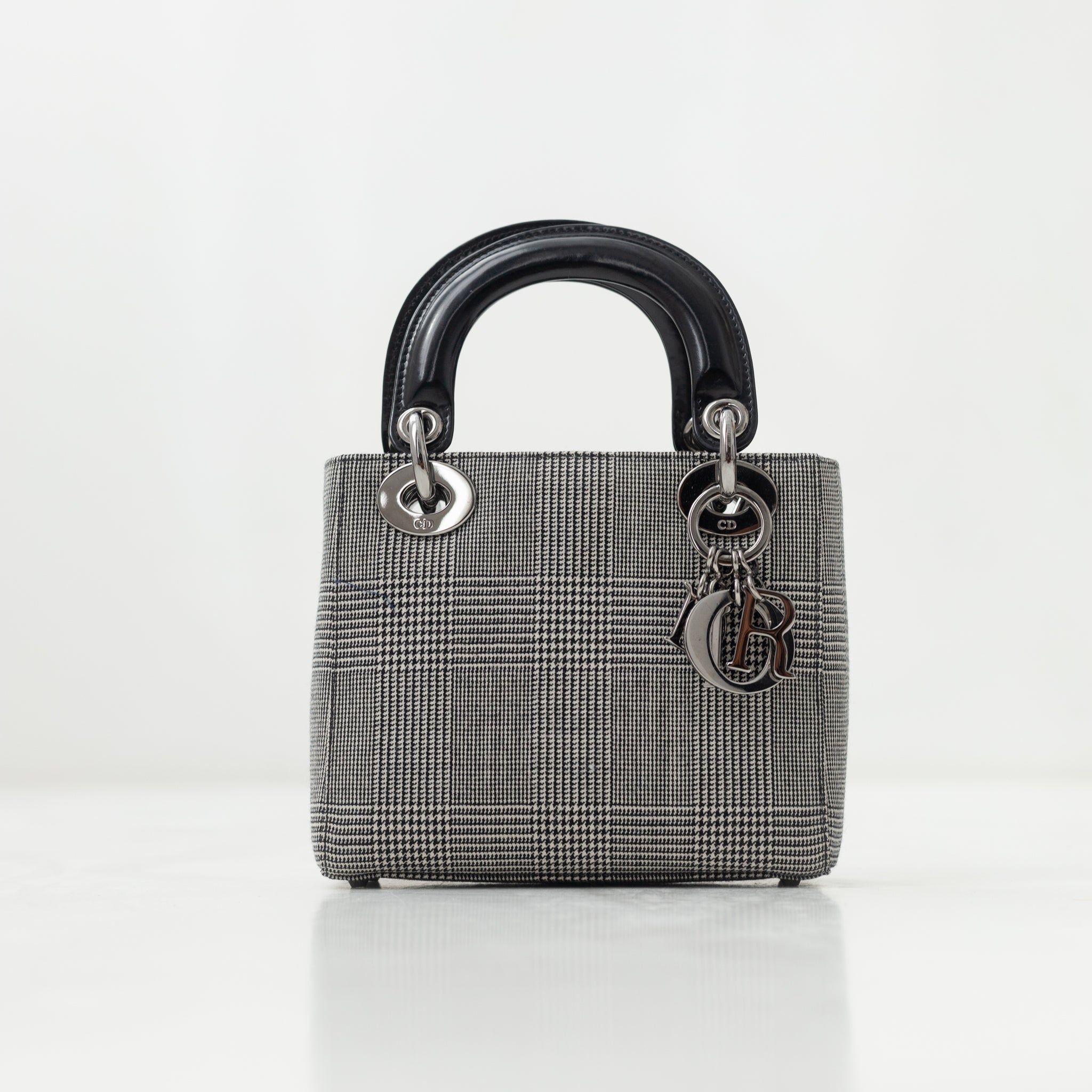 LADY DIOR Vintage Houndstooth canvas