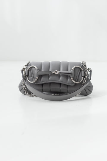 Bolsa de ombro Horsebit Chain pequena