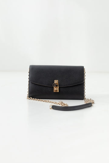 Bolsa Dolce & Gabbana Padlock Crossbody de Couro