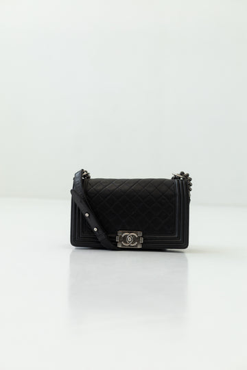 Chanel Boy Bag Média Preta