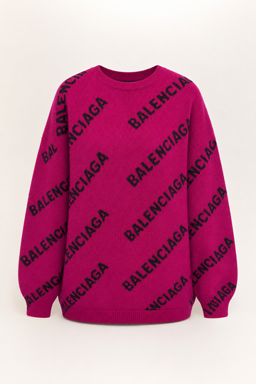 Blusa Balenciaga Tricot Bicolor
