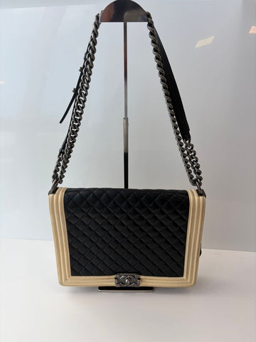 Chanel Large Boy Flap Bag bicolor