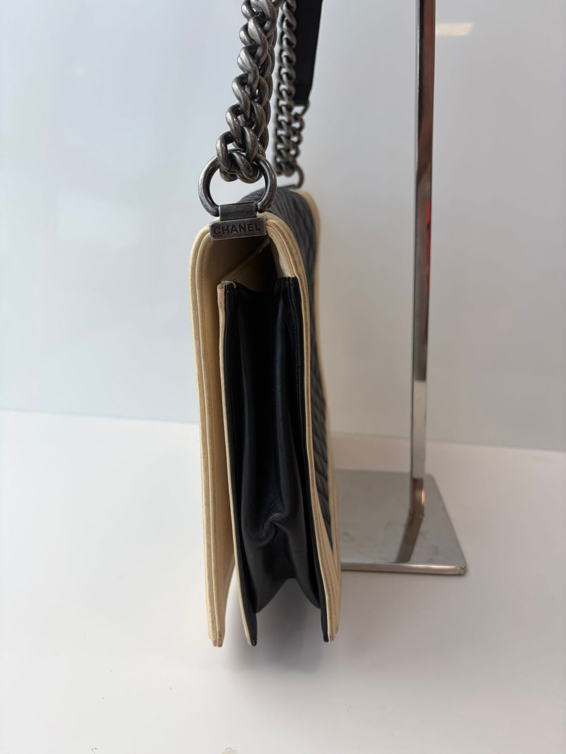 Chanel Large Boy Flap Bag bicolor