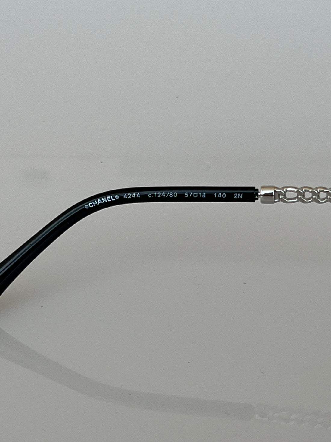 Chanel Square Blue Sunglasses com Corrente