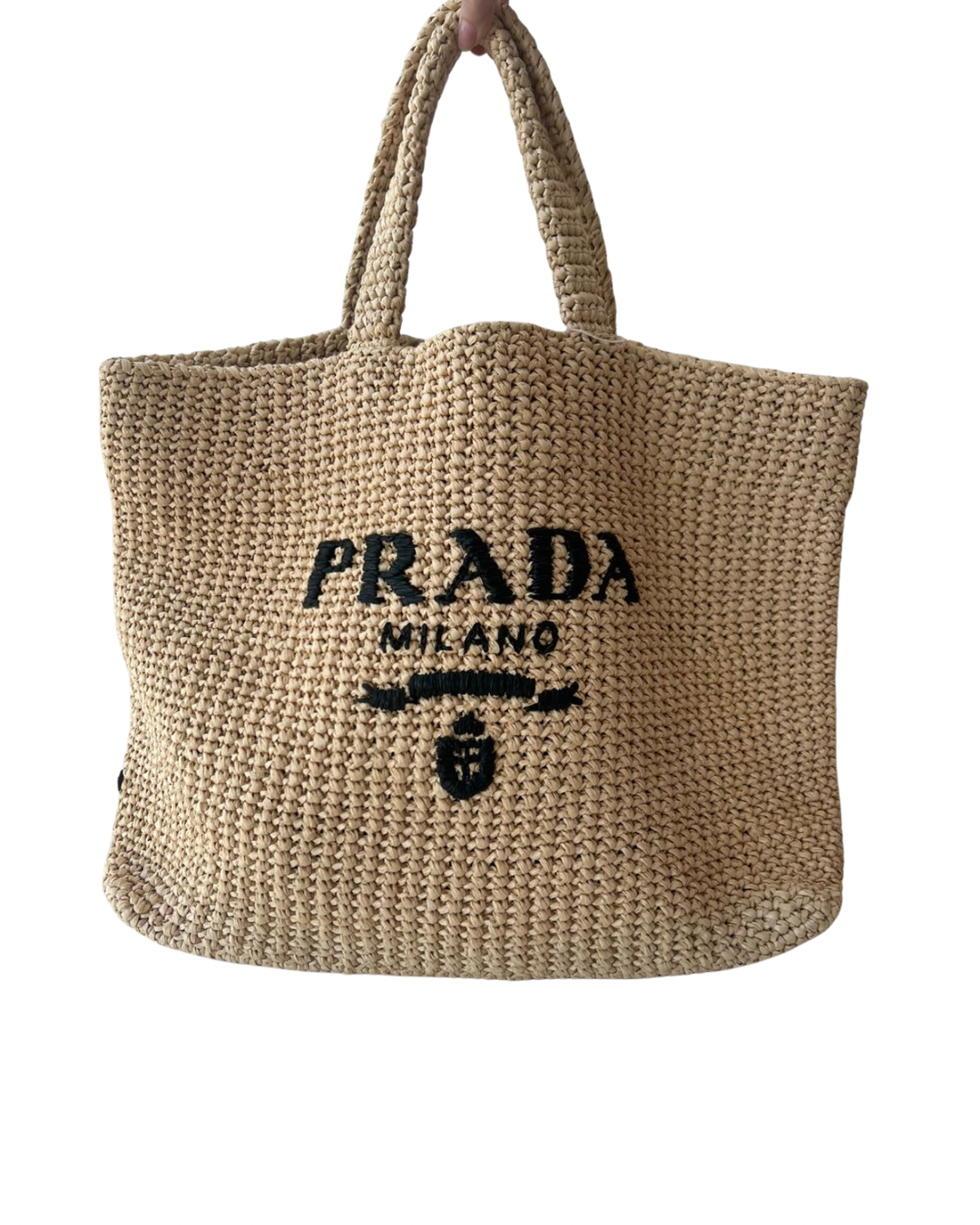 Prada Straw Tote Bag