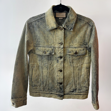 Gucci Jaqueta Denim Monogram