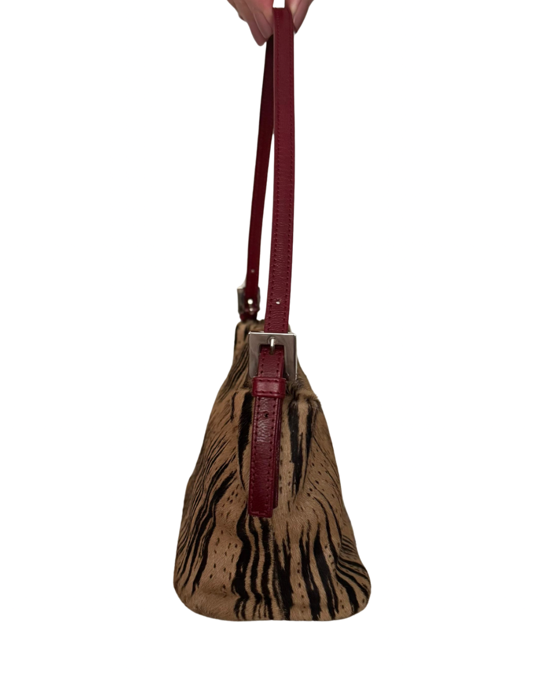 Fendi Ponyhair Printed Baguette