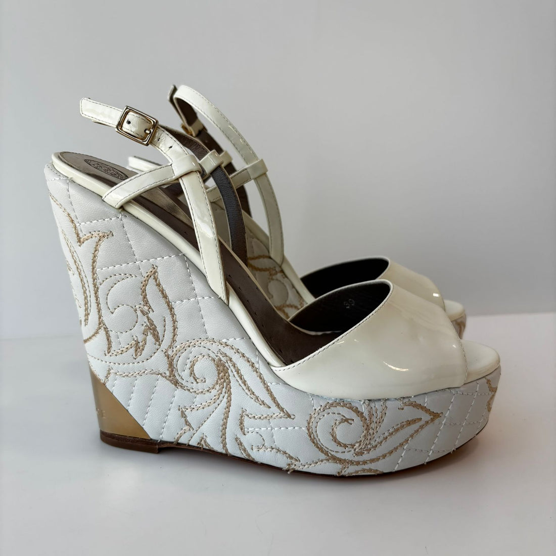 Sandália Plataforma Versace 37 BR