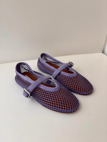 Sapatilha de Tela e Camurça Alaïa 35 BR