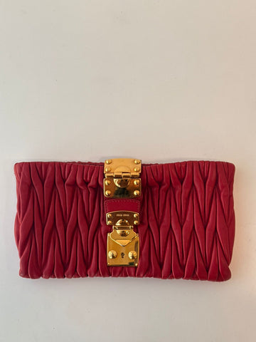 Clutch Miu Miu Matelasse Vintage
