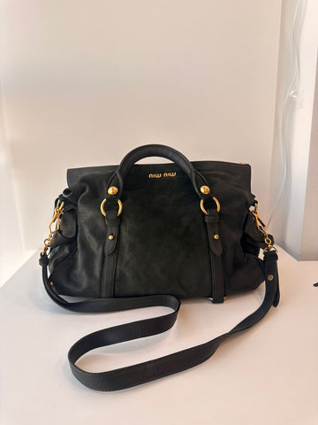 Bolsa Miu Miu Vitello Lux Bow Bag