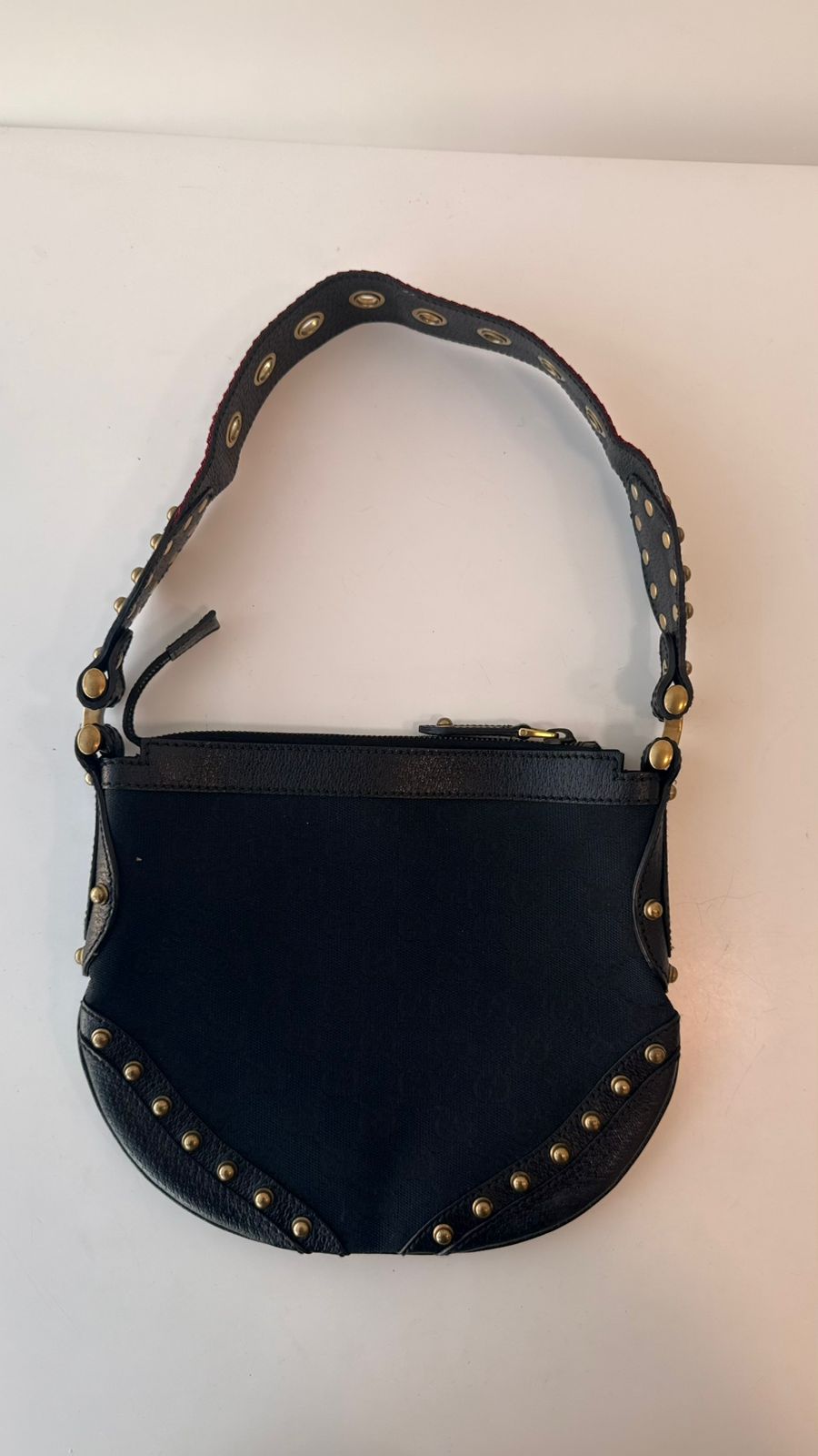 Bolsa Gucci GG Studded Pelham Hobo