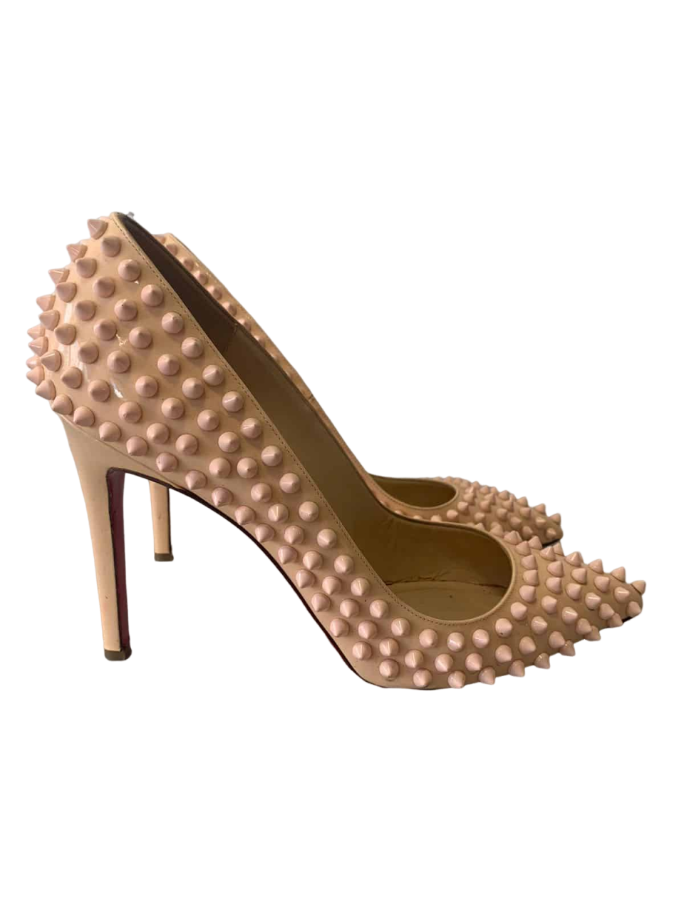 Sapato CHRISTIAN LOUBOUTIN Pigalle Spikes nude