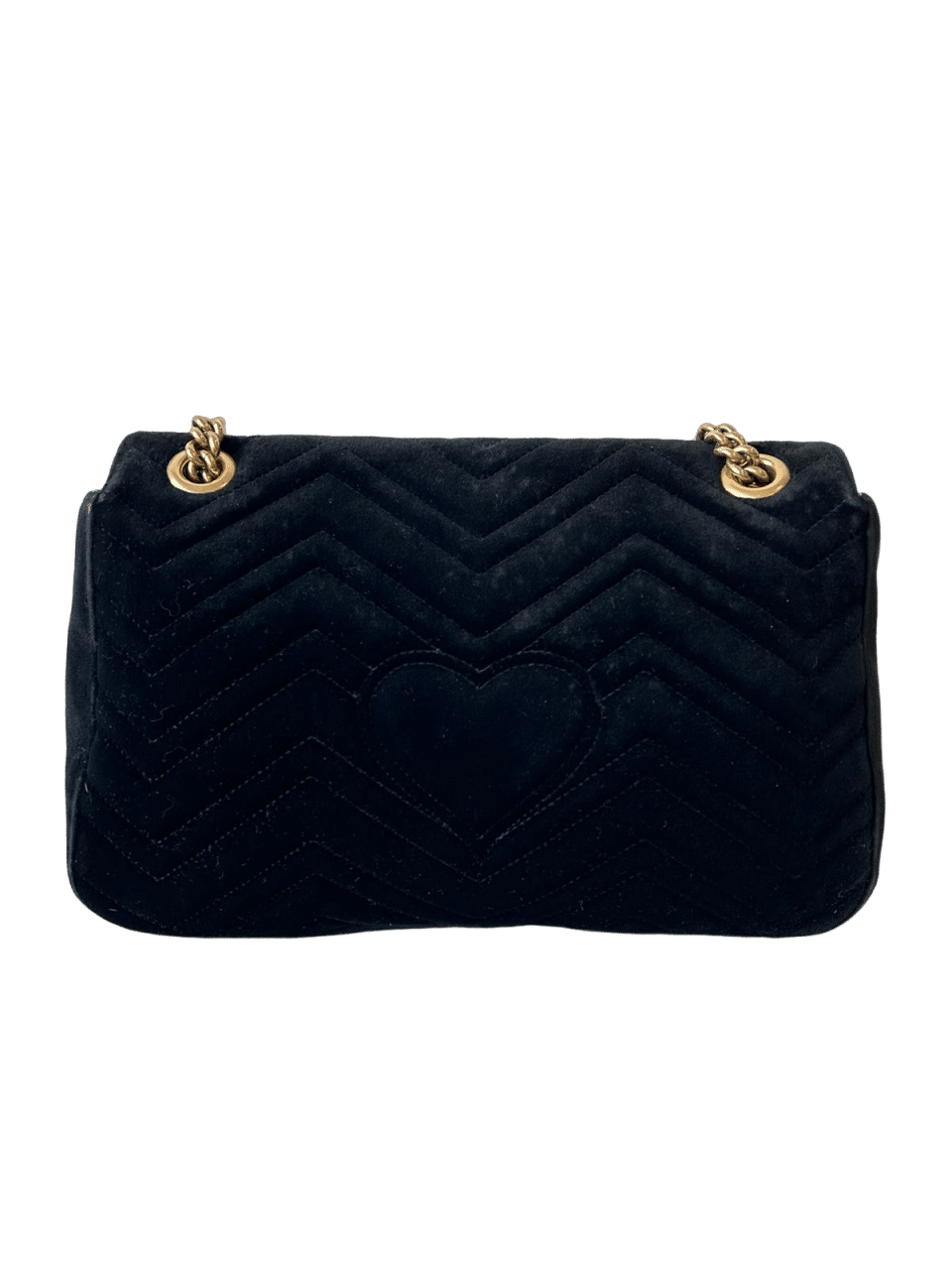 GUCCI GG Marmont flap bag embroidered matelasse velvet